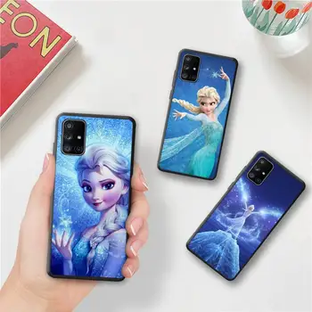 Dondurulmuş Prenses Elsa Telefon Kılıfı İçin Samsung Galaxy A52 A21S A02S A12 A31 A81 A10 A30 A32 A50 A80 A71 A51 5G
