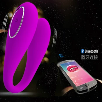 Bluetooth App Kontrol Kadın Vibratör Kablosuz 12 Hızları Klitoris G Noktası Strapon Vibratörler Kadın için Yetişkin Seks Oyuncakları Dükkanı