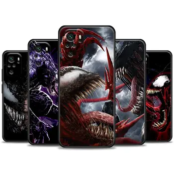 Marvel Venom Telefon Kabuk için Redmi K40 K40S K50 6 6A 7 7A 8 8A 9 9A 9C 9T 10 10C Pro Artı Oyun Yumuşak Kılıf Kapak Kılıf Funda Çapa