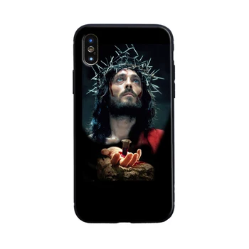 İsa Mesih Coque Yumuşak Silikon telefon Kılıfı Kapak Kabuk İçin Apple iPhone 11 12 mini pro 5 Se 5s 6 6s 7 8 Artı X XR XS MAX