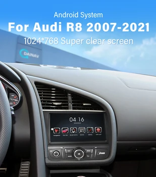 PX6 Android Radyo Stereo Audi R8 2007 2008 2009-2021 Araba ses autoradio Kafa Ünitesi Multimedya DVD oynatıcı kablosuz carplay
