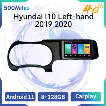 2Din Araba Radyo Android Araba GPS Multimedya Stereo GPS BT Navigasyon Hyundai İ10 Sol el 2019 2020 Araba Stereo Hiçbir DVD Oynatıcı