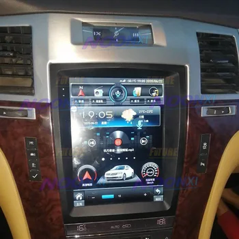 Araba Radyo Tesla Ekran Video Bluetooth 2 Din Stereo Alıcısı Otomotiv Multimedya Oynatıcılar Cadillac Escalade SLS 2006+