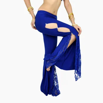 Seksi Dantel Spandex Oryantal Oryantal Dans Oryantal Dans Kostümleri Pantolon Kadınlar için Hint Oryantal Dans Elbise Alevlendi Pantolon Giyim