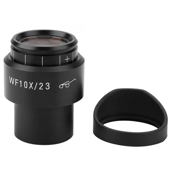 WF10X / 23 Mikroskop Geniş Açı Mercek Oküler Göz Noktası Lens Ayarlanabilir Geniş Alan 30Mm Widefield Mikroskop Mercek