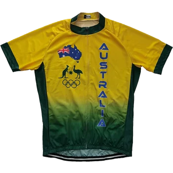 Avustralya Bisiklet Ceket Kısa Kollu Giyim Yol Bisiklet MTB Dış Giyim Motokros Gömlek Yaz Üst Spor Forması Koruma