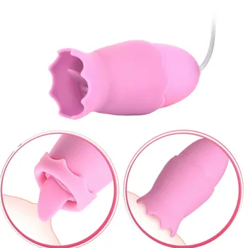 11 Modları Dil Vibratörler Vibratör Yetişkin Ürünleri Oral Klitoris Stimülatörü G-spot Erotik USB Seks Oyuncakları