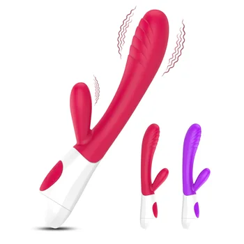 G Spot Vibratör Kadınlar için Şarj Edilebilir Çift Titreşim Yapay Penis Kadın Vajina Klitoris Erotik Ürün Fidget Yetişkinler için Seks Oyuncakları 18 Dükkanı