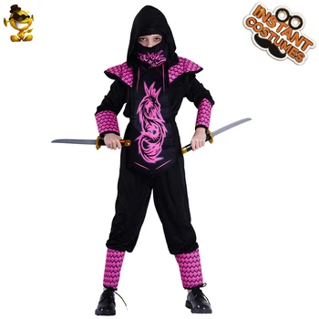 Kızlar Ninja Kostüm Cadılar Bayramı Çocuk Cosplay parti giysileri Çocuklar süslü elbise Rol Oynamak Ninja Kıyafetler