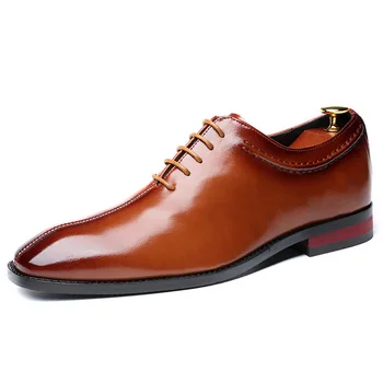 Zapatos De Vestir Hombre Moda Beyler Elbise Resmi Ayakkabı Erkekler Lüks Marka Tasarım Erkekler Flats İş Deri Oxford Ayakkabı