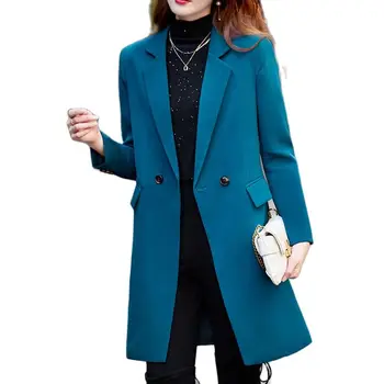 Moda Ekose Blazer kadın ceket yeni Kore takım elbise sonbahar 2020 mont pembe ceket ofis bayan kış giysileri kadın
