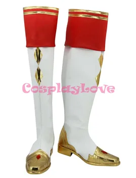 Kutsal Düğün Avı Cosplay Ayakkabı Custom Made Anime 100 Uyku Prensler ve Rüyalar Krallığı Deri Uzun Çizmeler Cadılar Bayramı İçin