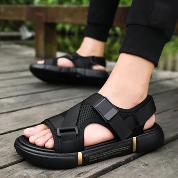 Açık Nefes Konfor Kayma Artı Boyutu Açık ayakkabı Rahat Erkek Sandalet Yaz ayakkabı Sandalet Erkek PVC Sandalias 2022