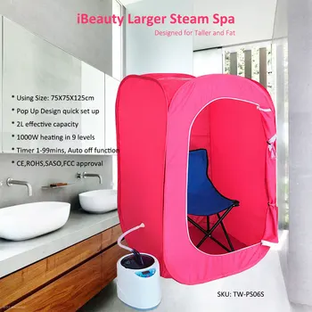 2L yeni Taşınabilir Buhar Spa Buhar Sauna Ev Tam vücut ter sauna kutusu Zamanlayıcı ve sıcaklık ayarlanabilir 1000W