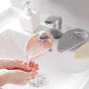 Uygun Silikon Musluk Uzatıcılar Mutfak Banyo Su Dokunun Uzatma Güzel Su Musluklar Çocuklar için El Yıkama