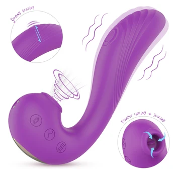 Klitoris Emme Vibratörler Klitoris Stimülatörü Meme Klitoris Masajı Kadın Yalama Dil Emme Vibratör Yetişkin Oyuncaklar Kadın İçin