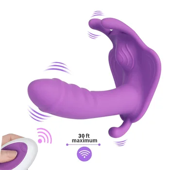 Giyilebilir Kelebek Vibratör Dildos Kadınlar İçin Kablosuz Uzaktan Kumanda Titreşimli Yumurta Vajina Klitoris Anal Seks Oyuncakları Samimi Ürünler